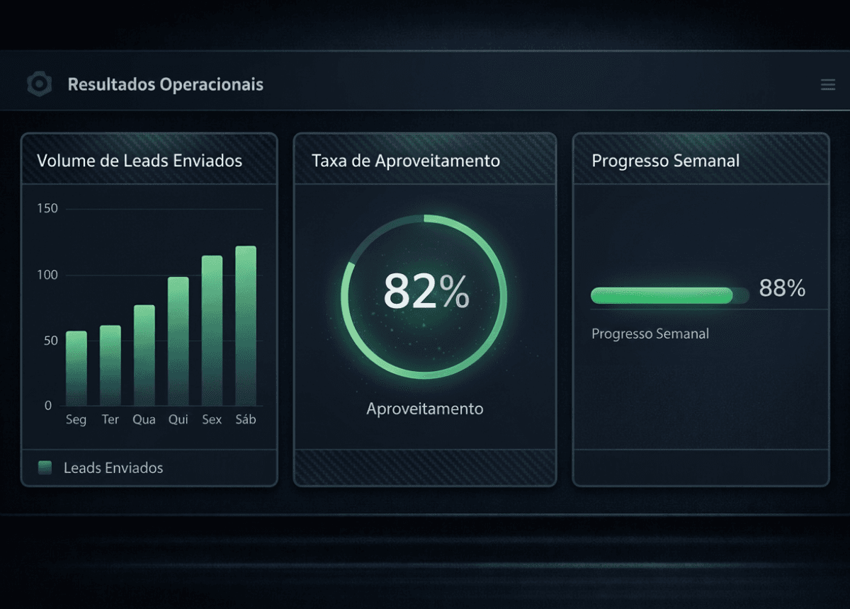 Evolução e indicadores de resultado